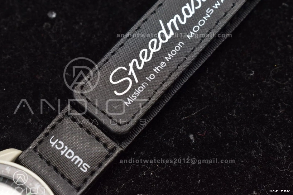 Swatch Omega Nylon The Bioceramic Moon Quartz 1184 to on x Vibrant Moonwatch Mission Strap 0519